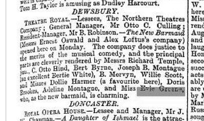 the era (london, england), saturday, may 8, 1897